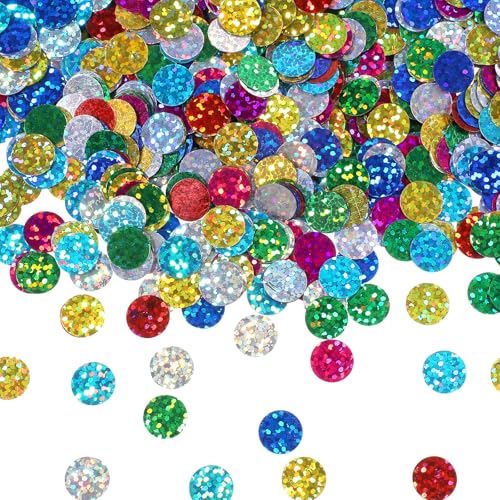 60g Rund Bunt Konfetti, Sparkle Konfetti für Faschingsdeko,Karnevalsdeko,Party Hochzeit Dekoration 60g Rund Bunt Konfetti, Sparkle Konfetti für Faschingsdeko,Karnevalsdeko,Party Hochzeit Dekoration von CIATBYYJ