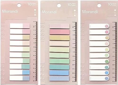 CICILIAYA 600 Stücke Datei Index Tabs Repositionierbare Tabs Klebrig Beschreibbare Flaggen zum Beschriften und Organisieren von Dokumenten, Papieren, Einreichung, Buch, Ordner Sticky Notes (Color-C) von CICILIAYA