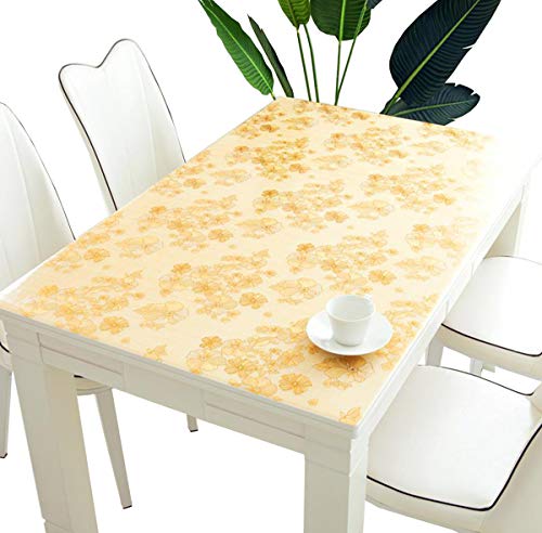CIEEIN CIEHT Haushalt Küche PVC Tischdecke Tischmatte Schreibtisch Tischfolie Tischschutz Matte Wasserdicht Gold 40 * 150cm von CIEEIN CIEHT