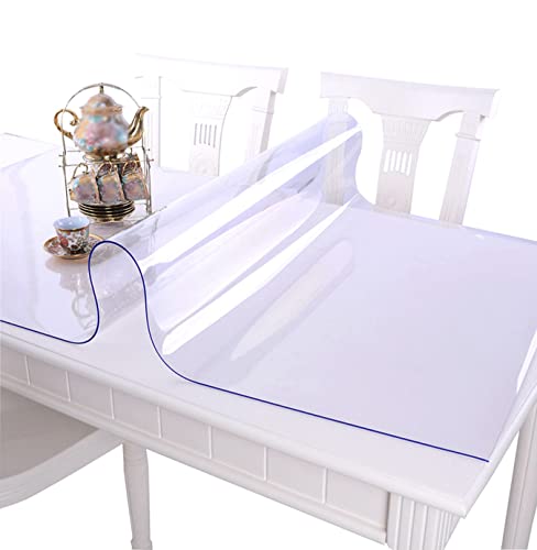 CIEEIN CIEHT Haushalt PVC Transparent Tischdecke Tischmatte Schreibtisch Tischfolie Schutzfolie Rechteck Quadrat Dicke 1.5MM Wasserdicht 100 * 180cm von CIEEIN CIEHT