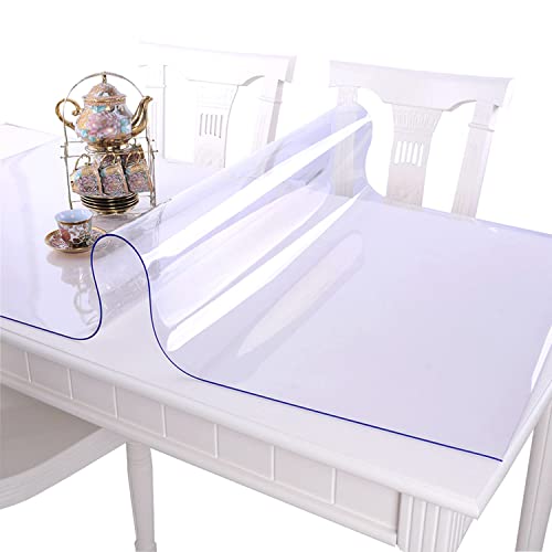 CIEEIN CIEHT Haushalt PVC Transparent Tischdecke Tischmatte Schreibtisch Tischfolie Schutzfolie Rechteck Quadrat Dicke 1.5MM Wasserdicht 40 * 120cm von CIEEIN CIEHT