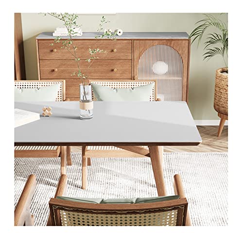 CIEEIN CIEHT PU Tischdecke Tischmatte Schreibtisch Tischunterlage Tischfolie Schutzfolie Tischschutz Matte Wasserdicht Grau 80 * 150cm von CIEEIN CIEHT