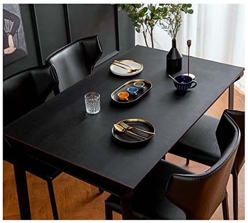 CIEEIN CIEHT PU Tischdecke Tischmatte Schreibtisch Tischunterlage Tischfolie Schutzfolie Tischschutz Matte Wasserdicht Schwarz+Rot 70 * 150CM CIEEIN CIEHT PU Tischdecke Tischmatte Schreibtisch Tischunterlage Tischfolie Schutzfolie Tischschutz Matte Wasserdicht Schwarz+Rot 70 * 150CM von CIEEIN CIEHT