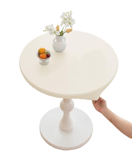 CIEEIN CIEHT Polyester Tischdecke Schreibtisch Tischfoli Tischtuch Tischwäsche Rund Durchmesser 60cm-160cm Couchtisch Wasserdicht Tischabdeckung Hotel Gaststätten Tafeltuch Weiß Rund 90cm CIEEIN CIEHT Polyester Tischdecke Schreibtisch Tischfoli Tischtuch Tischwäsche Rund Durchmesser 60cm-160cm Couchtisch Wasserdicht Tischabdeckung Hotel Gaststätten Tafeltuch Weiß Rund 90cm von CIEEIN CIEHT