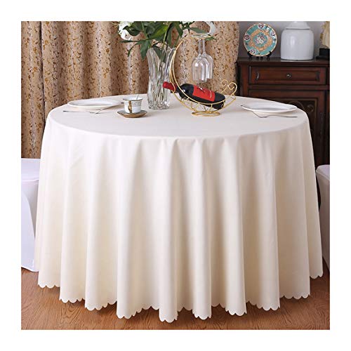 CIEEIN CIEHT Tischdecke Schreibtisch Tischtuch Tischwäsche Couchtisch Küchentischabdeckung Party Hochzeit Tafeltuch Rund Beige 380cm CIEEIN CIEHT Tischdecke Schreibtisch Tischtuch Tischwäsche Couchtisch Küchentischabdeckung Party Hochzeit Tafeltuch Rund Beige 380cm von CIEEIN CIEHT