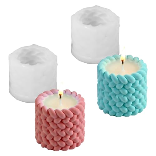 CIGAA 2 Stück Kerzenhalter Silikonform, Silikon-Gießformen für Kerzen & Blumentöpfe- Teelichthalter Formen für Beton/Gips/Epoxidharz, wiederverwendbare Gießformen Silikon CIGAA 2 Stück Kerzenhalter Silikonform, Silikon-Gießformen für Kerzen & Blumentöpfe- Teelichthalter Formen für Beton/Gips/Epoxidharz, wiederverwendbare Gießformen Silikon von CIGAA