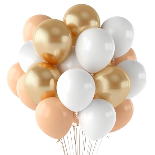 12inch 50pcs Balloons (Retro Gold) von CIGTSICO