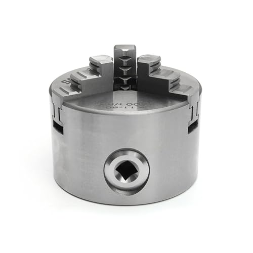 CIJIAOPOYU Drehfutter for CNC-Fräsmaschinen mit selbstzentrierender Dreibackenführung manuell gehärteter Stahl K11-80 100 125 160 200 250(K11-80) von CIJIAOPOYU