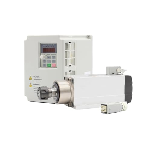 CIJIAOPOYU Luftgekühlter Spindelmotor 2,2 kW ER25 220 V, 4 Keramikkugellager, 0,01 mm Frequenzumrichter VFD(380V) von CIJIAOPOYU
