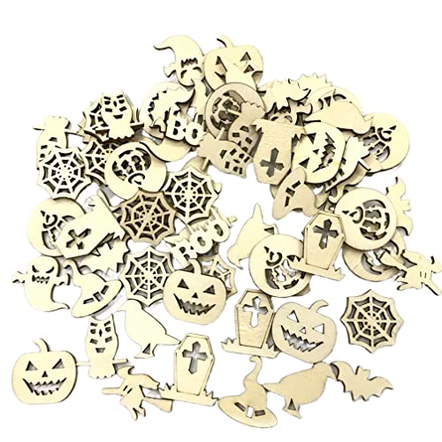 100 Stücke Holz Scheiben Halloween Handwerk Liefert Holz Für Partys Home Dekorationen 100 Stücke Holz Scheiben Halloween Handwerk Liefert Holz Für Partys Home Dekorationen von CIMAXIC