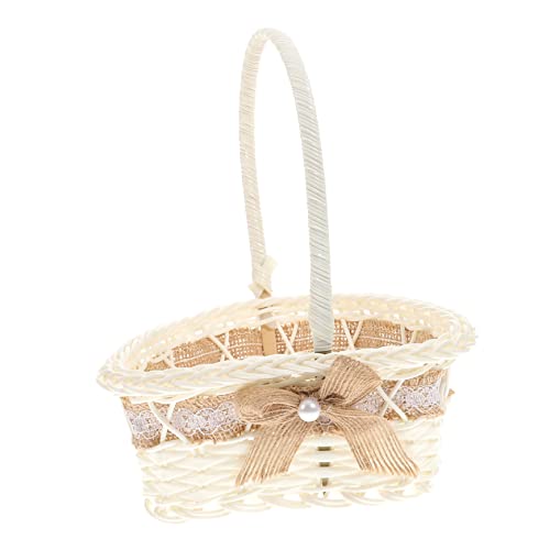 Blumenkorb Geschenkkorb Hochzeit Korb Für Blumenmädchen Geflochtener Korb Für Blumen Herzform-korb Für Hochzeit Blumenkorb Geschenkkorb Hochzeit Korb Für Blumenmädchen Geflochtener Korb Für Blumen Herzform-korb Für Hochzeit von CIMAXIC