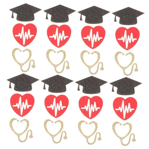 CIMAXIC 1 Krankenschwester-Abschluss-Konfetti Pflege Geschlecht offenbaren Party Brautjungfer aufdecken dekoration confetti Krankenschwester Konfetti Krankenschwestertischstreuung PVC von CIMAXIC