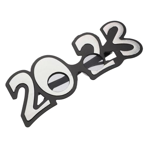 CIMAXIC 1 Paar 2023 Brille silvesterparty silvester party zubehör Strumpf Stuffer Geschenke Sonnenbrille mit Nummer 2023 schnapsgläser Weihnachtsschmuck Neujahrsparty-Brille von CIMAXIC