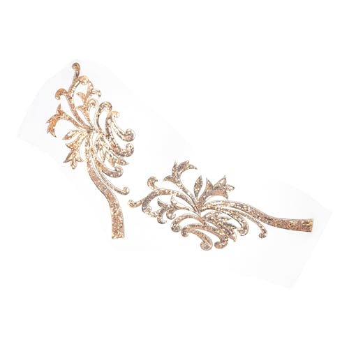 CIMAXIC 1 Paar Blumen tuch aufkleber bügelbild aufbügel-flicken Tanzkleidung Dekoration Kostümdekoration Dekorationen Patches nähen Blumenstoffaufkleber Kleideraufnäher Polyester Golden CIMAXIC 1 Paar Blumen tuch aufkleber bügelbild aufbügel-flicken Tanzkleidung Dekoration Kostümdekoration Dekorationen Patches nähen Blumenstoffaufkleber Kleideraufnäher Polyester Golden von CIMAXIC