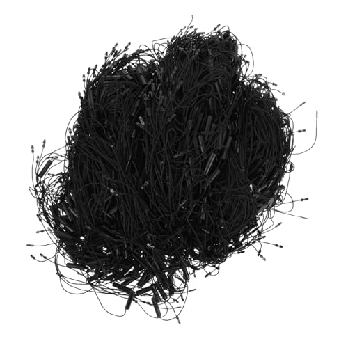 CIMAXIC 1 Packung Tag-seil Zylinderbefestigungen Für Kleidung Kleidungsbefestigungen Zylinderschloss -tag -befestigungselemente Double Lock -tag -zubehör Kleidungsetikett Plastik Black von CIMAXIC