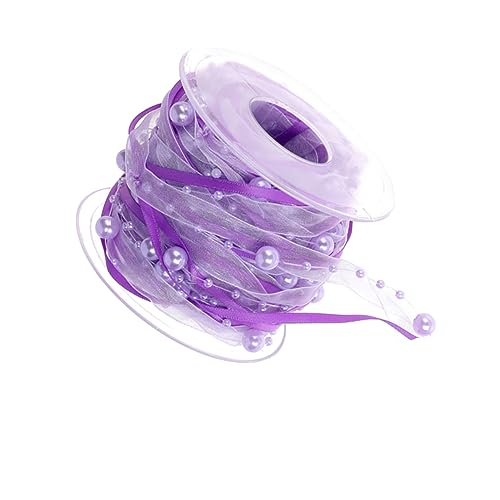 CIMAXIC 1 Rolle Blumenstraußbänder für Paket weihnachtsdeko christmas decorations xmas decoration weihnchtsdeko geschenkpaket Dekorationen Party dekoratives Perlenband Geschenkband Violet CIMAXIC 1 Rolle Blumenstraußbänder für Paket weihnachtsdeko christmas decorations xmas decoration weihnchtsdeko geschenkpaket Dekorationen Party dekoratives Perlenband Geschenkband Violet von CIMAXIC
