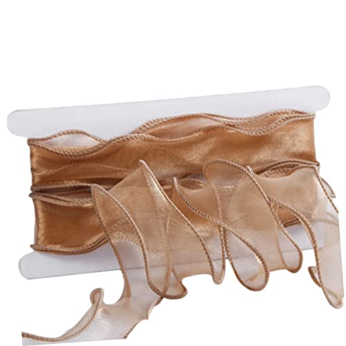 CIMAXIC 1 Rolle Geschenkband ribbon bandfeile Festliche Dekoration geschenkkiste hochzeitsdekoration Schärpe Satinband Festival-DIY-Band Schneegarnband selber machen Polyestertuch Golden CIMAXIC 1 Rolle Geschenkband ribbon bandfeile Festliche Dekoration geschenkkiste hochzeitsdekoration Schärpe Satinband Festival-DIY-Band Schneegarnband selber machen Polyestertuch Golden von CIMAXIC