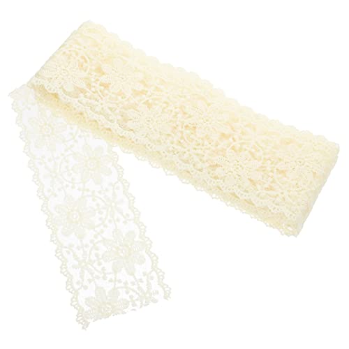 CIMAXIC 1 Rolle Gestickte Spitzenspitzen -Haarnadelmaterial Kleid Zeremonie Gast Nähen Hochzeit elegant für Stickerei Spitzenapplikationen Spitzenbesatz selber machen Milchseide Beige CIMAXIC 1 Rolle Gestickte Spitzenspitzen -Haarnadelmaterial Kleid Zeremonie Gast Nähen Hochzeit elegant für Stickerei Spitzenapplikationen Spitzenbesatz selber machen Milchseide Beige von CIMAXIC