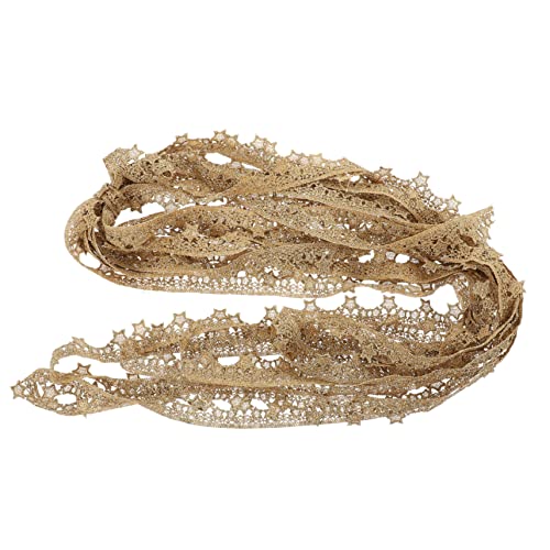 CIMAXIC 1 Rolle Lace Trim Goldene Spitze Bastelarbeiten Hochzeitskleider und Diy Projekte Robustes Material Einfache Handhabung Vielseitig Einsetzbar CIMAXIC 1 Rolle Lace Trim Goldene Spitze Bastelarbeiten Hochzeitskleider und Diy Projekte Robustes Material Einfache Handhabung Vielseitig Einsetzbar von CIMAXIC