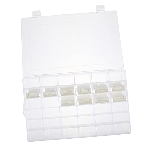 CIMAXIC 1 Satz Fächern für Garn und Zubehör Praktische Organizer Box mit Spulen und Sticker für Diy und Handarbeiten für Näh Stick und Bastelprojekte von CIMAXIC