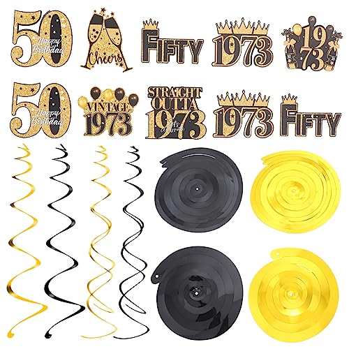 50 Geburtstag Deckendekorationen Hängende Wirbel Party Supplies Alles Zum Geburtstag Dekorationsset Für Party 50 Geburtstag Deckendekorationen Hängende Wirbel Party Supplies Alles Zum Geburtstag Dekorationsset Für Party von CIMAXIC