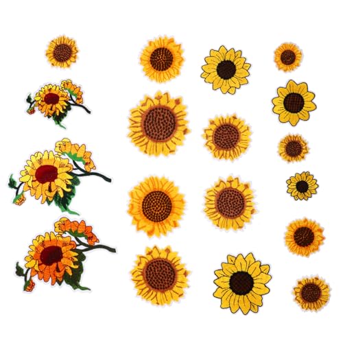 CIMAXIC 1 Satz Sonnenblumenstickerei Dekoration Flicken Nähen Sonnenblumen-stickpatches Bestickt Gestickte Aufnäher Thematisiert Bügelflicken Flicken Für Bekleidung Sticken Jacke Polyester CIMAXIC 1 Satz Sonnenblumenstickerei Dekoration Flicken Nähen Sonnenblumen-stickpatches Bestickt Gestickte Aufnäher Thematisiert Bügelflicken Flicken Für Bekleidung Sticken Jacke Polyester von CIMAXIC