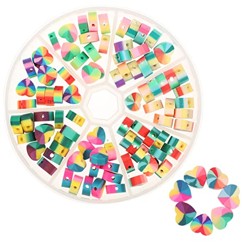 CIMAXIC 1 Schachtel Herz-Polymer-Ton-Perlen Schmuck Bausätze Edelstein Loch gießen Herz Charme Perlen-Kits Herzperle DIY-Perlen Herz Armband Perlen Herz lose Perlen DIY Herz Zwischenperlen CIMAXIC 1 Schachtel Herz-Polymer-Ton-Perlen Schmuck Bausätze Edelstein Loch gießen Herz Charme Perlen-Kits Herzperle DIY-Perlen Herz Armband Perlen Herz lose Perlen DIY Herz Zwischenperlen von CIMAXIC
