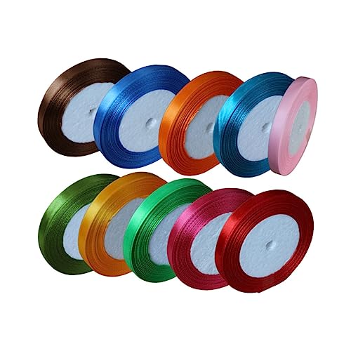 CIMAXIC 10 Rollen Gurtband Aus Polyester Hochzeitsfeierdekoration Schleife Wickelband Bachelorette Party Dekorationen Zeremonie Breit Dünnes Band Seide Hochzeitsdekorationen Rosa CIMAXIC 10 Rollen Gurtband Aus Polyester Hochzeitsfeierdekoration Schleife Wickelband Bachelorette Party Dekorationen Zeremonie Breit Dünnes Band Seide Hochzeitsdekorationen Rosa von CIMAXIC