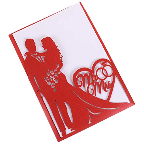 CIMAXIC 10 Stück Grußkarte jubiläumskarte anniversary card Hochzeitsgeschenke wedding card Hallo Einladungskarten Hochzeiten Einladungskarte aus Papier Einladungskarten für Partys rot CIMAXIC 10 Stück Grußkarte jubiläumskarte anniversary card Hochzeitsgeschenke wedding card Hallo Einladungskarten Hochzeiten Einladungskarte aus Papier Einladungskarten für Partys rot von CIMAXIC