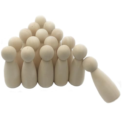 CIMAXIC 10 Stück Menschen aus Holz bastelset basteln für holzfiguren hochzeitstorte topper bastelzeug für Puppen aus Holz Holzpuppen Menschen formen Bambus CIMAXIC 10 Stück Menschen aus Holz bastelset basteln für holzfiguren hochzeitstorte topper bastelzeug für Puppen aus Holz Holzpuppen Menschen formen Bambus von CIMAXIC