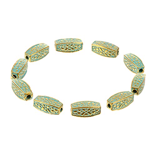 CIMAXIC 10 Stück Perlen Armbänder Halskette Bunt Reize Klein Schmuck Legierung Green von CIMAXIC