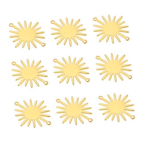 CIMAXIC 10 Stück Sonnenblumenförmige Kupferverbindungen für Armbänder Vergoldete DIY Schmuckzubehör Langlebige Handwerkskunst für und Armbänder CIMAXIC 10 Stück Sonnenblumenförmige Kupferverbindungen für Armbänder Vergoldete DIY Schmuckzubehör Langlebige Handwerkskunst für und Armbänder von CIMAXIC