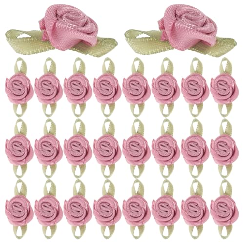 CIMAXIC 100 Stück Bandrosen: Handgefertigte Rosen-Applikationen aus Stoff – DIY-Näh- und Bastelblumen für Hochzeitsdekoration und Geschenkverpackungen CIMAXIC 100 Stück Bandrosen: Handgefertigte Rosen-Applikationen aus Stoff – DIY-Näh- und Bastelblumen für Hochzeitsdekoration und Geschenkverpackungen von CIMAXIC