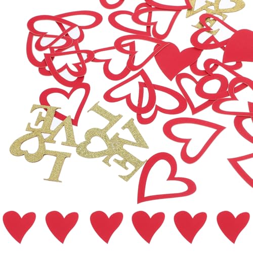 CIMAXIC 100 Stück Konfetti Zum Valentinstag Rotes Konfetti Hochzeitstischdekoration Verheiratete Dekorationen Partydekorationen Ereignisse Rezeption Abschlussballdekorationen Teller Papier CIMAXIC 100 Stück Konfetti Zum Valentinstag Rotes Konfetti Hochzeitstischdekoration Verheiratete Dekorationen Partydekorationen Ereignisse Rezeption Abschlussballdekorationen Teller Papier von CIMAXIC