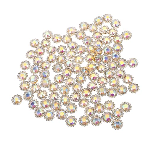 CIMAXIC 100 Stück Strassknöpfe Zum Basteln: Glänzende Strassknöpfe Für Kleidung, Haarschmuck, Diy-basteln – Sonnenblumen-design Verleiht Eleganz CIMAXIC 100 Stück Strassknöpfe Zum Basteln: Glänzende Strassknöpfe Für Kleidung, Haarschmuck, Diy-basteln – Sonnenblumen-design Verleiht Eleganz von CIMAXIC