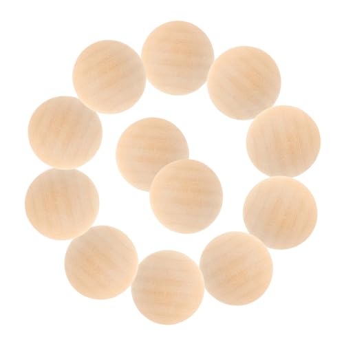 CIMAXIC 100Stücke Holzperlen zum Basteln Halbe Perlen Unvollendete Holzkugeln für DIY Handarbeiten Bastelmaterialien für Dekorationen und Schmuckgestaltung CIMAXIC 100Stücke Holzperlen zum Basteln Halbe Perlen Unvollendete Holzkugeln für DIY Handarbeiten Bastelmaterialien für Dekorationen und Schmuckgestaltung von CIMAXIC