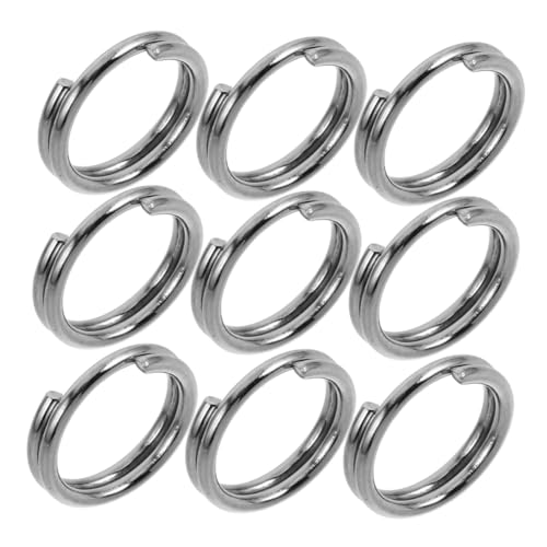 CIMAXIC 100Stücke Spaltringe Stabile Schlüsselringe für DIY Projekte Runde Schlüsselanhänger für Bastelarbeiten Langlebige Metallverbindungen Sicher und Praktisch CIMAXIC 100Stücke Spaltringe Stabile Schlüsselringe für DIY Projekte Runde Schlüsselanhänger für Bastelarbeiten Langlebige Metallverbindungen Sicher und Praktisch von CIMAXIC