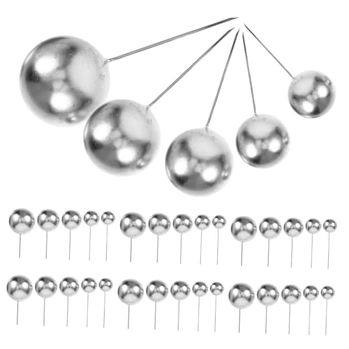 Cupcake-topper 108 Stück Silberfarben Rund Essbare Kuchendekorationen Mini-picks Dekorativer Kuchen Für Party Geburtstag Cupcake-topper 108 Stück Silberfarben Rund Essbare Kuchendekorationen Mini-picks Dekorativer Kuchen Für Party Geburtstag von CIMAXIC