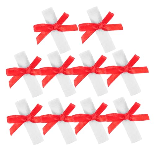 CIMAXIC Niedliches Und Zartes Mini-abschlusszeugnis Für Puppen 10-teiliges Set Tafelaufsatz Für Abschlussfeiern von CIMAXIC
