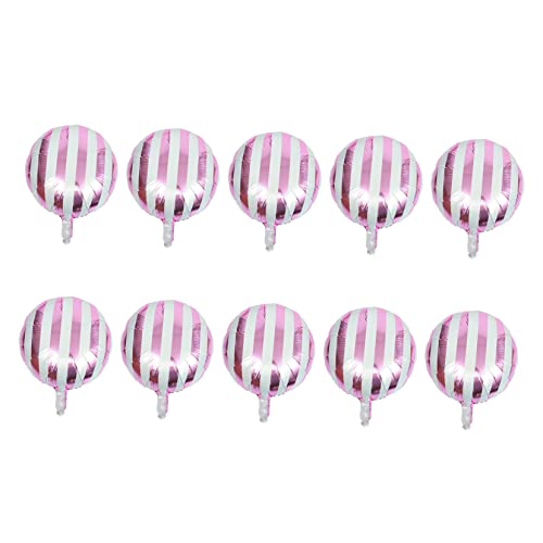 CIMAXIC 10St runder gestreifter Ballon Süßigkeitendekorationen Partyballons Hochzeitsballon weihnachtsdeko dekoration weihnachten suprise Ballon aus Aluminiumfolie szene ballons Rosa CIMAXIC 10St runder gestreifter Ballon Süßigkeitendekorationen Partyballons Hochzeitsballon weihnachtsdeko dekoration weihnachten suprise Ballon aus Aluminiumfolie szene ballons Rosa von CIMAXIC