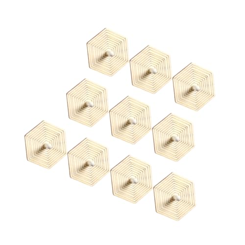 CIMAXIC 10Stücke Teiliges DIY Holzspinnen für Unvollendetes und Basteln mit Holz Sechseck Fördert Kreativität und Motorik für Jungen und Ab Jahren CIMAXIC 10Stücke Teiliges DIY Holzspinnen für Unvollendetes und Basteln mit Holz Sechseck Fördert Kreativität und Motorik für Jungen und Ab Jahren von CIMAXIC