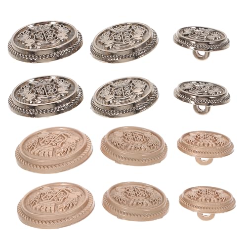 CIMAXIC 12 Stück British Crown Button dekorativ Nähen Knopf Herrenknöpfe empfindliche Kleiderknöpfe Knöpfe zum Selbermachen Hemden-Taste Vintage-Nähknöpfe Zinklegierung CIMAXIC 12 Stück British Crown Button dekorativ Nähen Knopf Herrenknöpfe empfindliche Kleiderknöpfe Knöpfe zum Selbermachen Hemden-Taste Vintage-Nähknöpfe Zinklegierung von CIMAXIC