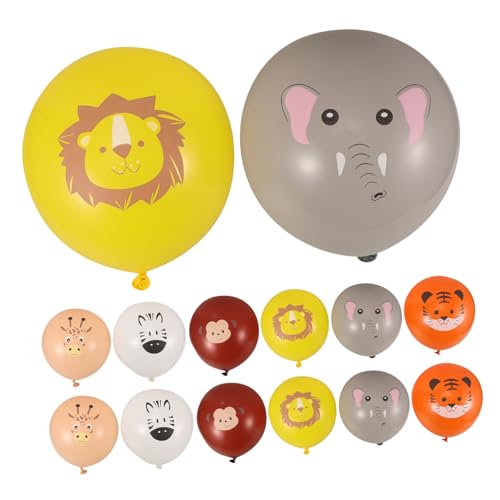CIMAXIC 12 Stück Dschungel-tierdruck-luftballons, Leopard, Tiger, Giraffe, Zebra, Latex-druck-luftballons, Zoo-thema, Helium-luftballons Für Kinder, Jungen Und Mädchen CIMAXIC 12 Stück Dschungel-tierdruck-luftballons, Leopard, Tiger, Giraffe, Zebra, Latex-druck-luftballons, Zoo-thema, Helium-luftballons Für Kinder, Jungen Und Mädchen von CIMAXIC