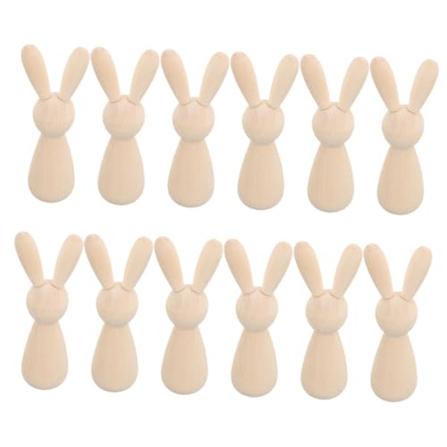 CIMAXIC 12 Stück Marionettendekoration holzdeko ostern Holzhasen Dekoration Kaninchen- für zu Hause Herstellung basteln bastelset Mini-Holzhandwerk holzhandwerk selber machen hölzern CIMAXIC 12 Stück Marionettendekoration holzdeko ostern Holzhasen Dekoration Kaninchen- für zu Hause Herstellung basteln bastelset Mini-Holzhandwerk holzhandwerk selber machen hölzern von CIMAXIC