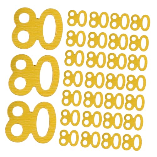 1200 Stücke Party Dekorationen Konfetti Glitter Nummer 80 Feier Lieferungen Für Geburtstag Jahrestag 1200 Stücke Party Dekorationen Konfetti Glitter Nummer 80 Feier Lieferungen Für Geburtstag Jahrestag von CIMAXIC