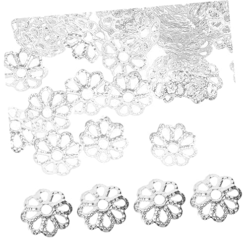 CIMAXIC 1200Stücke Perlenkappen Blumenform DIY Schmuckmaterial für Armbänder und Stabile Metallkappen für Basteln für und Persönliche von CIMAXIC