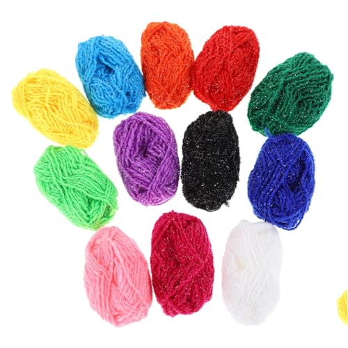 CIMAXIC 12Stücke Handstrickendes Acrylgarn Bunten Farben Hochwertige Garne zum Schalmachen DIY Bastelmaterial für Projekte Leicht und Kompakt für Erwachsene CIMAXIC 12Stücke Handstrickendes Acrylgarn Bunten Farben Hochwertige Garne zum Schalmachen DIY Bastelmaterial für Projekte Leicht und Kompakt für Erwachsene von CIMAXIC
