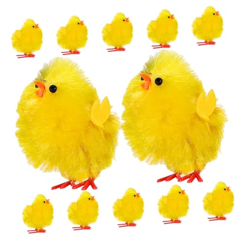 CIMAXIC 12Stücke Hühnerfiguren für Ostern Hühnerdekorationen für Party Tischmittelstücke und Ostereierfüllungen Realistische und Korrosionsbeständige CIMAXIC 12Stücke Hühnerfiguren für Ostern Hühnerdekorationen für Party Tischmittelstücke und Ostereierfüllungen Realistische und Korrosionsbeständige von CIMAXIC
