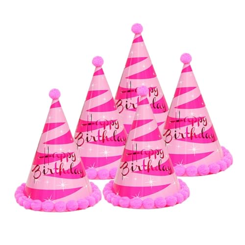 CIMAXIC 12st Kuchen Hut Kappen Hutschachtel Partyhüte Für Erwachsene Kuchengeburtstagsfeierhüte Kegelhüte Für Geburtstagsfeiern Erwachsener Regenbogenhut Kind von CIMAXIC