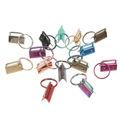 CIMAXIC 14Stücke DIY Schwanzclips Schlüsselanhänger für Lanyards Robuste Hardware für Bastelprojekte Farbvielfältige Endclips für Taschen und Gürtel CIMAXIC 14Stücke DIY Schwanzclips Schlüsselanhänger für Lanyards Robuste Hardware für Bastelprojekte Farbvielfältige Endclips für Taschen und Gürtel von CIMAXIC